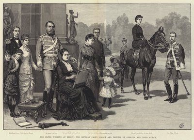 The Silver Wedding at Berlin, the Imperial Crown Prince and Princess of Germany and their Family by Frank Dadd